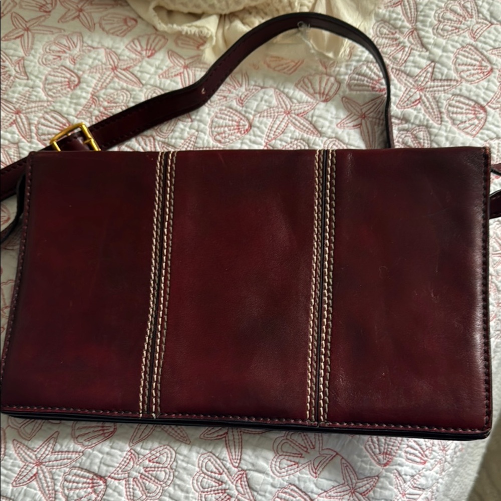 Vintage Barbara Bolan leather handbag